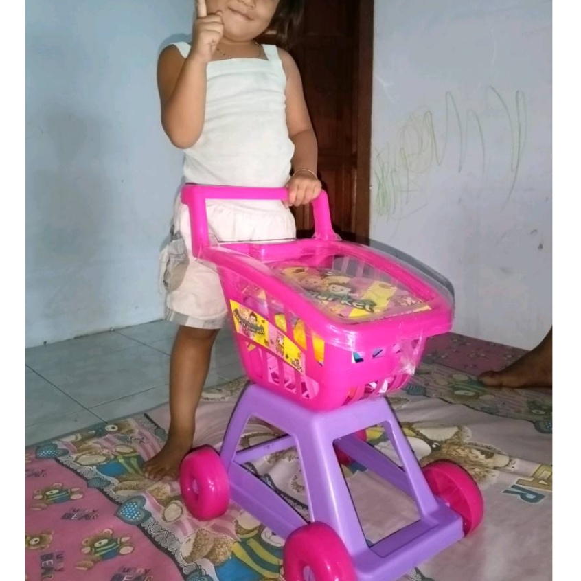 MAINAN TROLI BELANJA SUPERMARKET JUMBO/mainan Troli supermarket / Mainan Troli belanja supermarket S