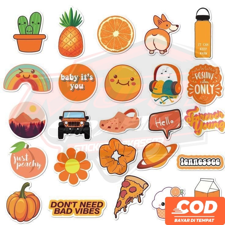 

Stiker Aesthetic Tumbler Sticker Scrapbook Lucu Pastel Waterproof