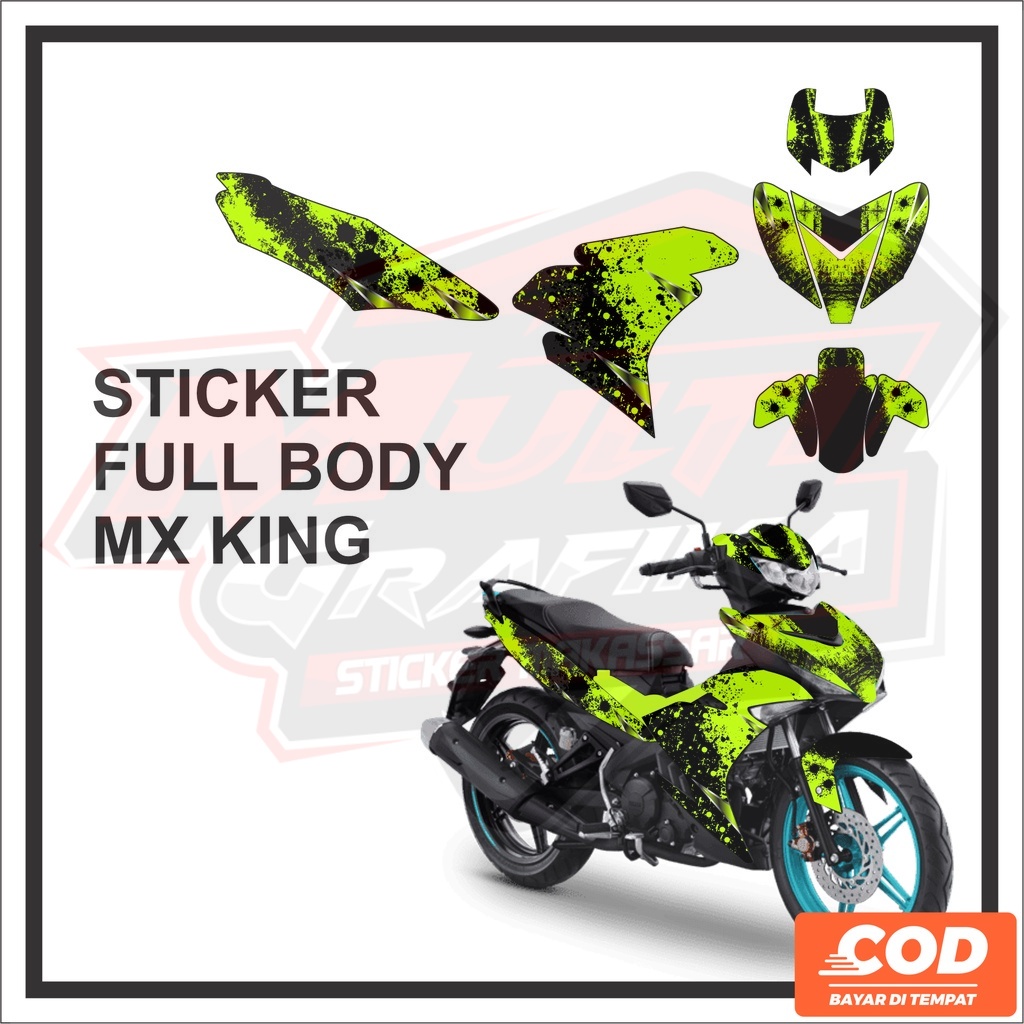 STRIPING STIKER MX KING 150 Sticker decal Stripping Setriping Setiker Motor yamaha jupiter Mx King 1