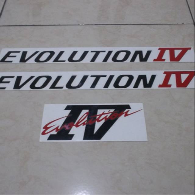 

STICKER CUTTING Stiker Set Evolution IV LANCER