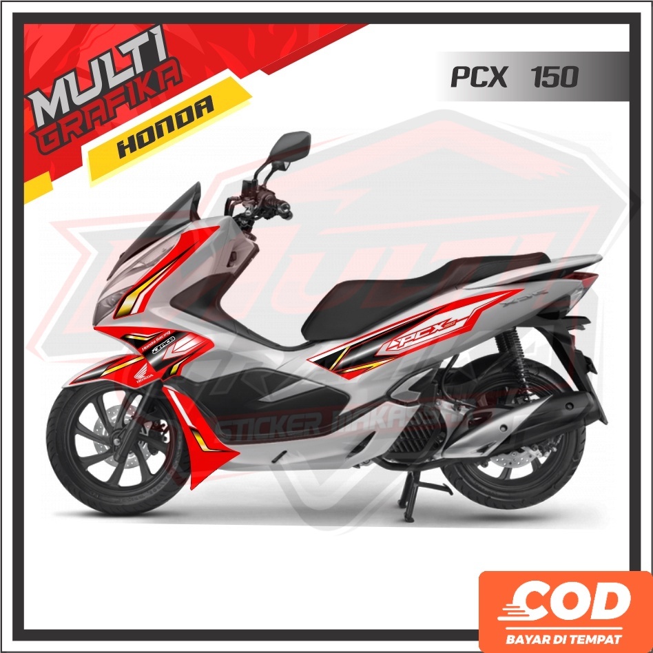 Stiker Striping PCX 150 Decal Sticker Variasi Setiker Stripping Aksesoris Dekal Motor Honda PCX 150 