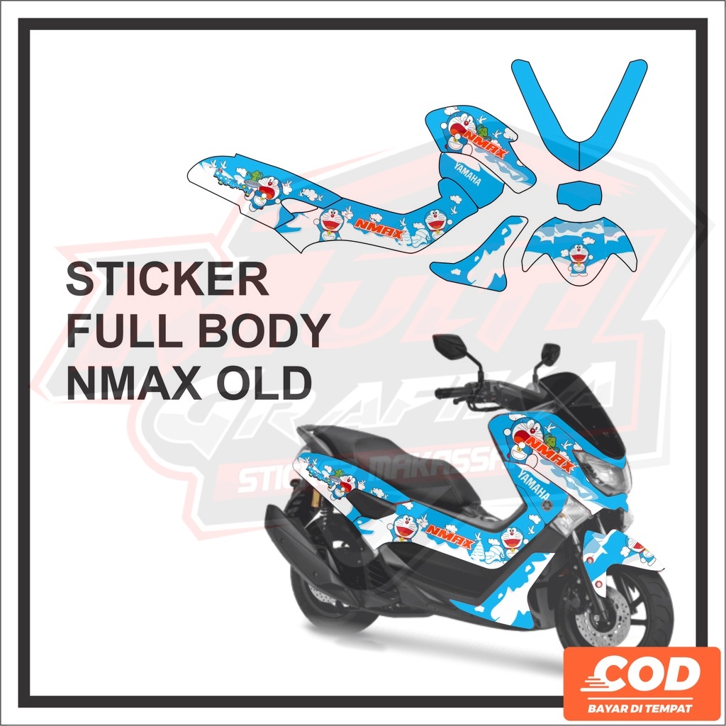 Decal NMAX OLD Stiker Sticker Striping Stripping Setiker Stikker Variasi Aksesoris Emblem Dekal Ster