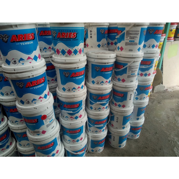 NEW Cat Tembok Aries Warna (20 Kg) - County Cream