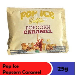 

POP ICE DRINK POWDER SULTAN POPCORN CARAMEL SCT 25g - Renceng