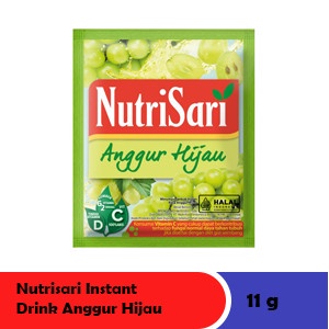 

NUTRISARI INSTANT DRINK ANGGUR HIJAU RCG 10x11g