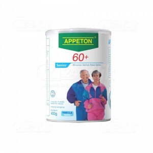 

Appeton 60 Plus Vanila 400g Kaleng