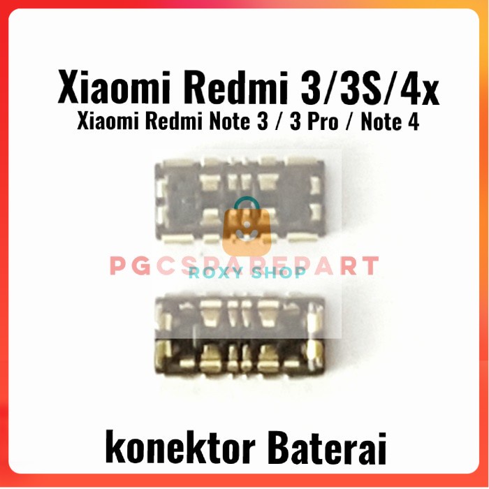 Original Connector Konektor Baterai Xiaomi Redmi 3 3s 4x Note 3 Note 3
