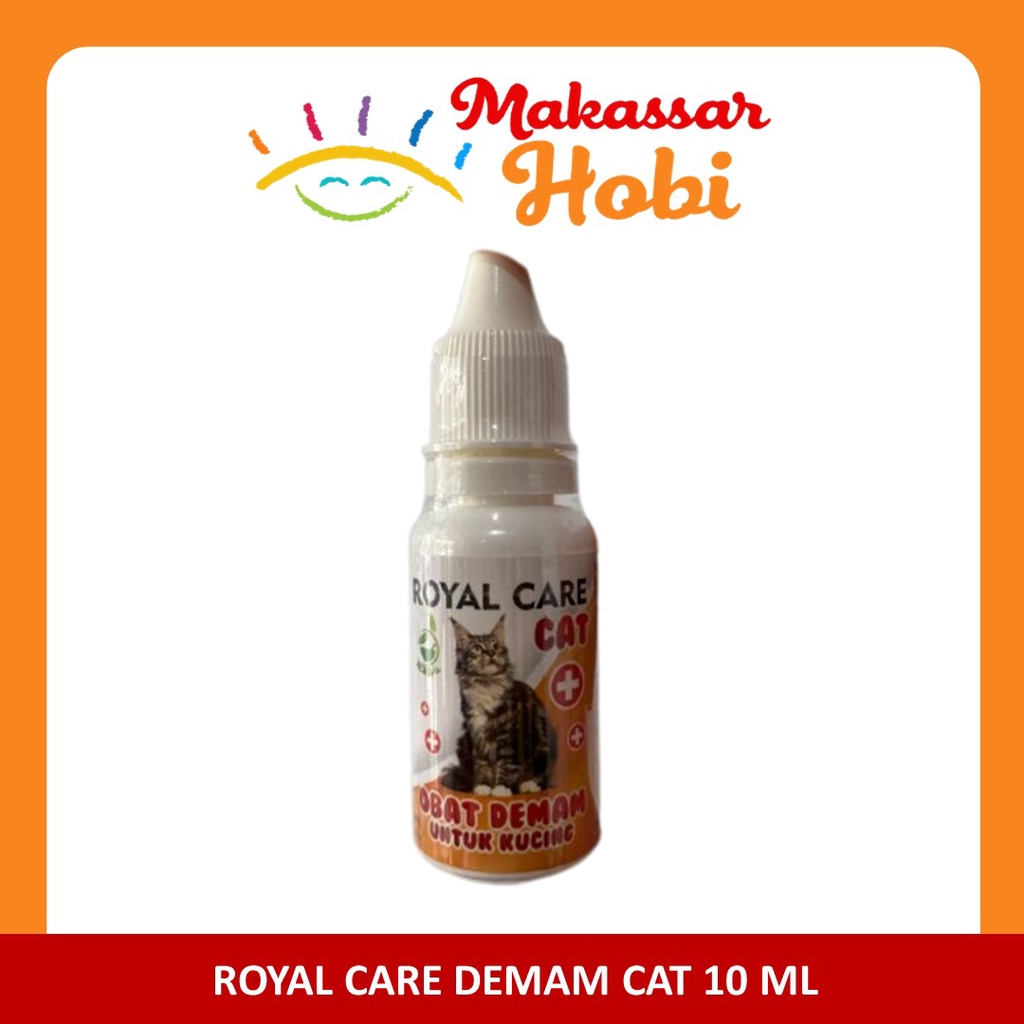 Obat Demam Kucing Royal Care Cat Penurun Suhu Sakit Panas Radang Nyeri