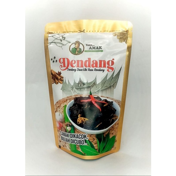 

DENDENG DAUN SINGKONG BUMBU RENDANG 100 gr