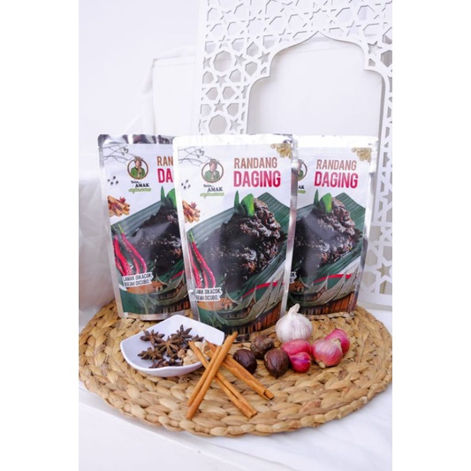 

RENDANG DAGING SAPI ASLI PADANG - 300 gr