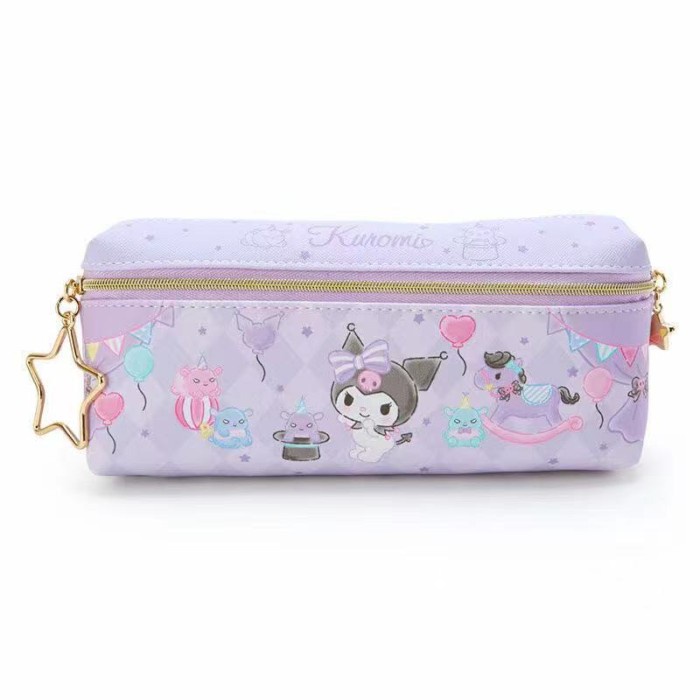 

TERBARU Tempat Kotak Pensil Depan Karakter Kartun Sanrio My Melody Hello Kitty - Kuromi