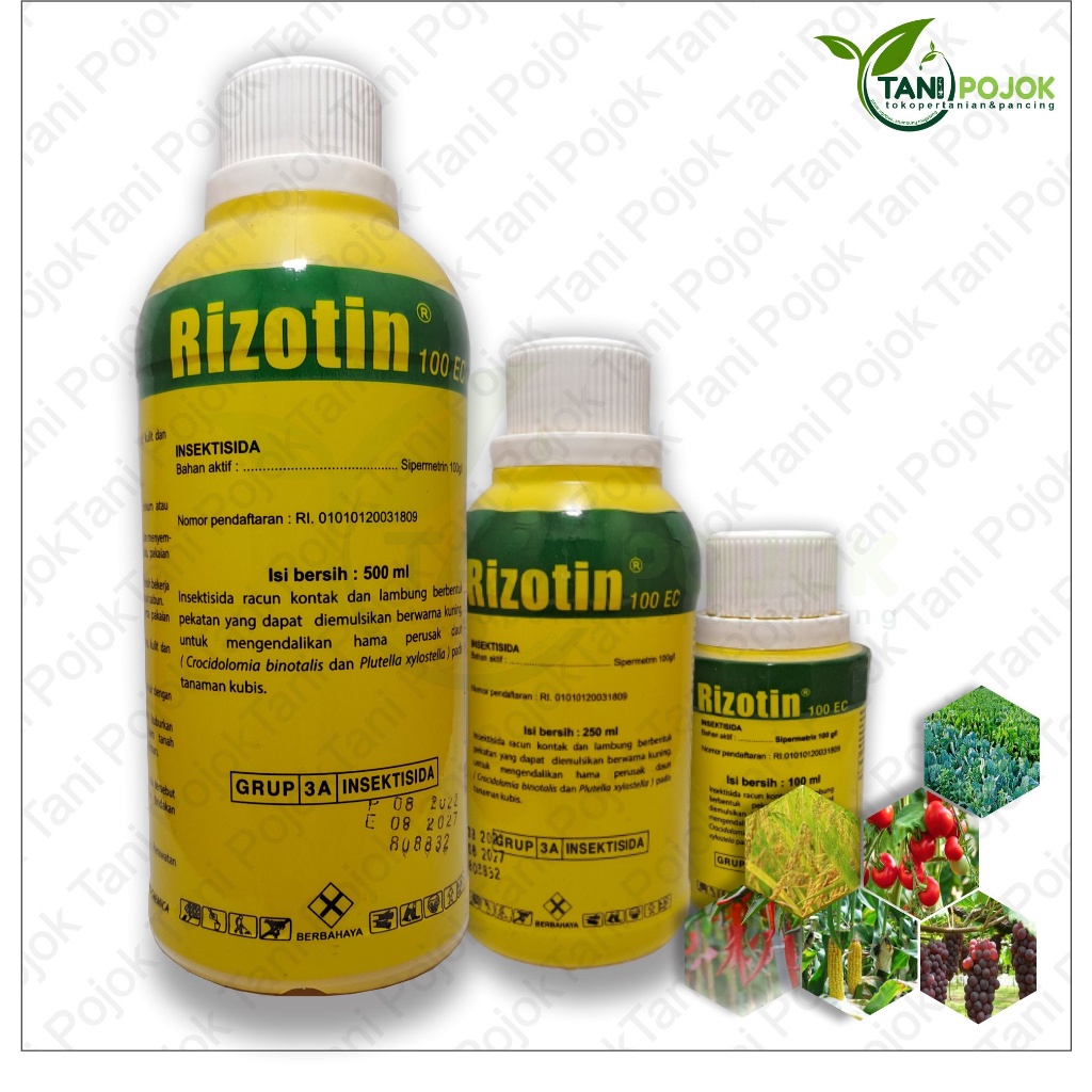 INSEKTISIDA RIZOTIN 500ml,250ml,100ml