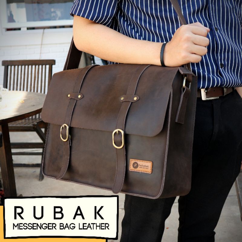 Tas Messenger Bag Kulit Asli Tas Kulit Pria