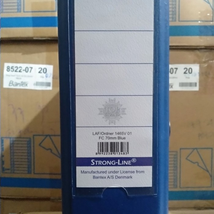 

Odner Bantex 1465 V 01 70mm biru isi 15 pcs