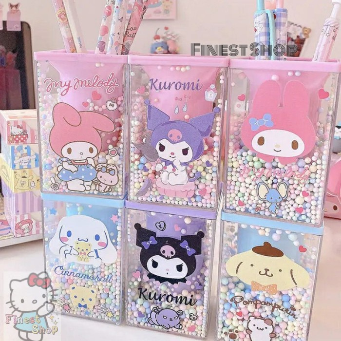 

[PROMO] Tempat Pensil Sanrio Stationery Stand Holder Wadah Alat Tulis Cinnamo - 1pc RANDOM aja