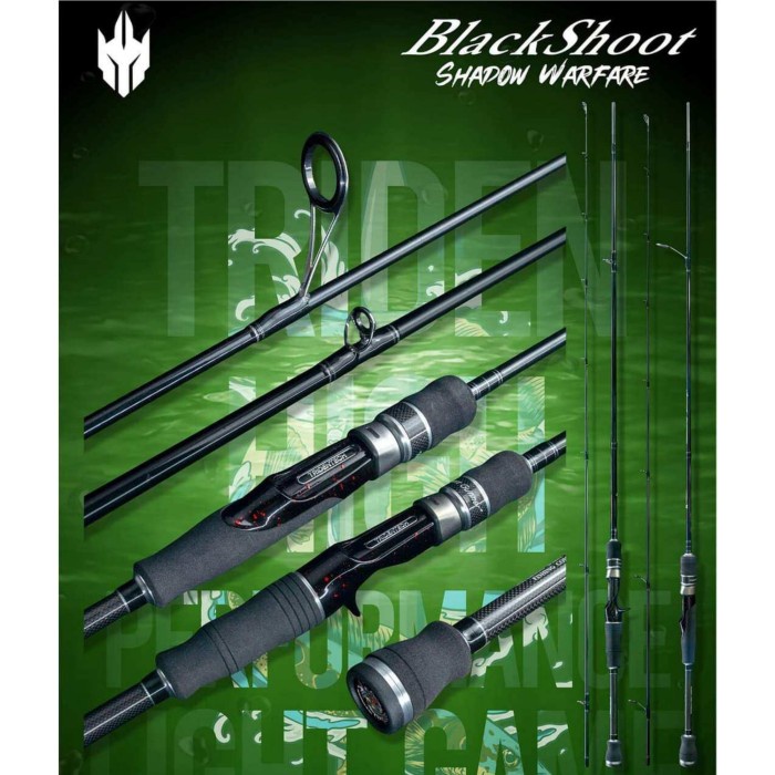 Tridentech Black Shoot Casting Rod Joran UL Ajing Eging Fuji Guide