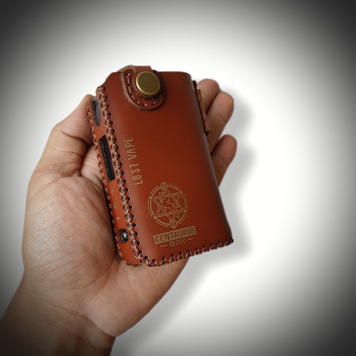 

[PROMO] centaurus q200 premium sleeve case free lanyard / holder casing q200 - Natural