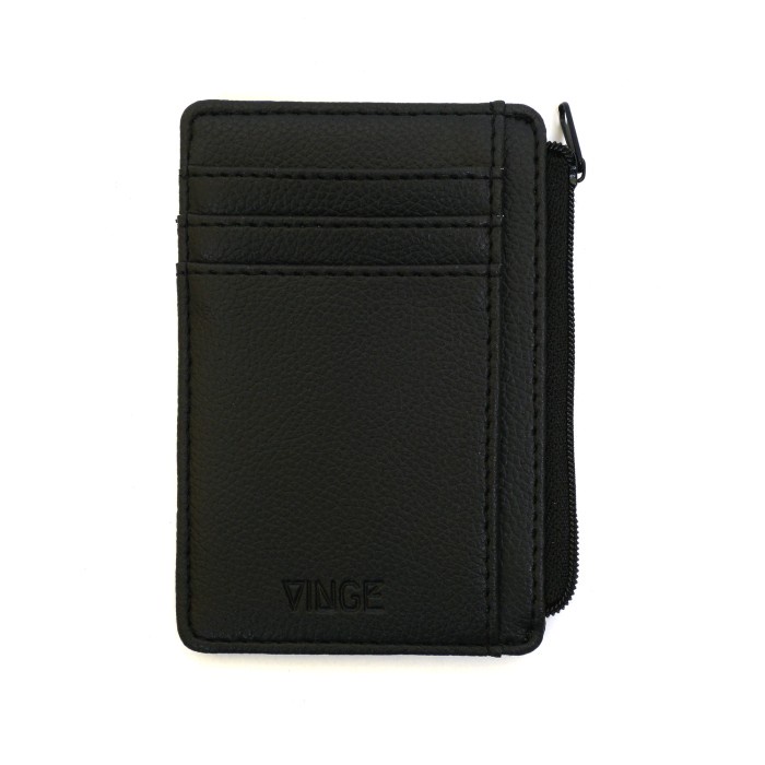 

[PROMO] CARD HOLDER 6 SLOT ZIPPER PLUS 2 EXTRA SLOT + 1 SLOT UTAMA - Black, POLOS