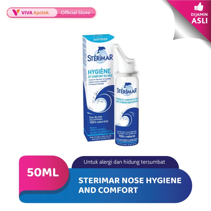 

New Sterimar Nose Hygiene And Comfort Membersihkan Hidung - 50ml