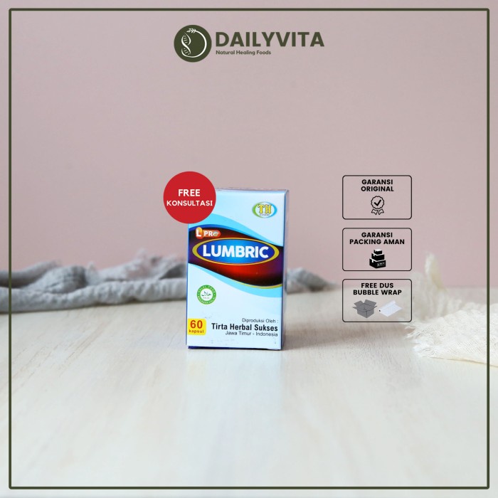 

New LPRO LUMBRIC MINI ISI 10 KAPSUL / LPRO LUMBRIC ISI 60 KAPSUL - ISI 40 KAPSUL