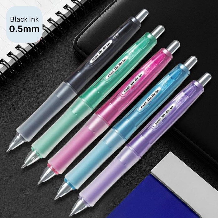 

Pilot Dr. Grip G-Spec Ballpoint Pen 0.5mm Pulpen Oil Ink Extra Fine - Mint Green