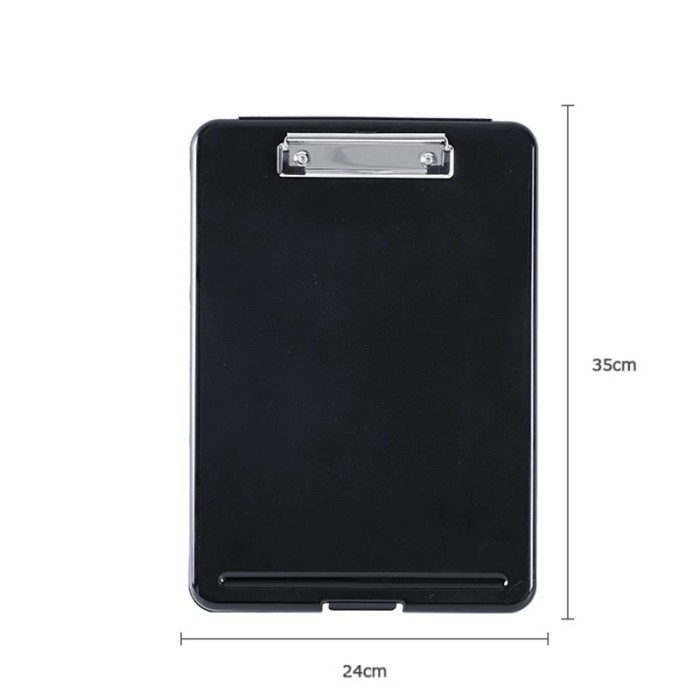 

Triple W 2 in 1 Clipboard + Storage Alas Papan Ujian Jalan Tulis Clip