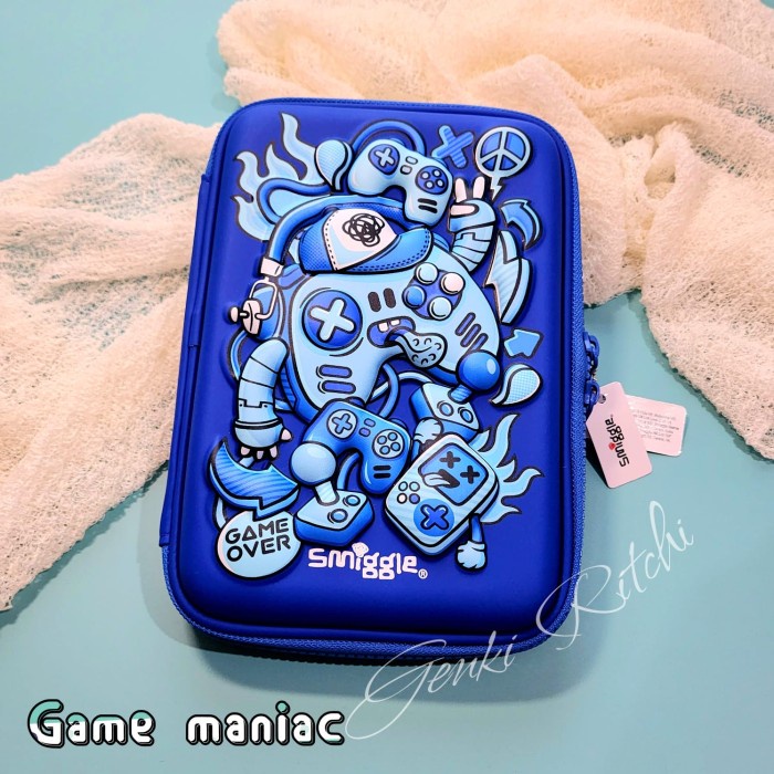 

[New] Kotak Pensil Tempat Pensil Smiggle Original 3D EVA waterproof TREX - Gamemaniac