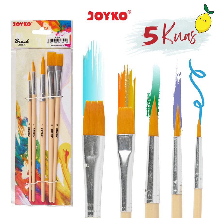 Kuas Lukis Set Joyko Brush BR-8