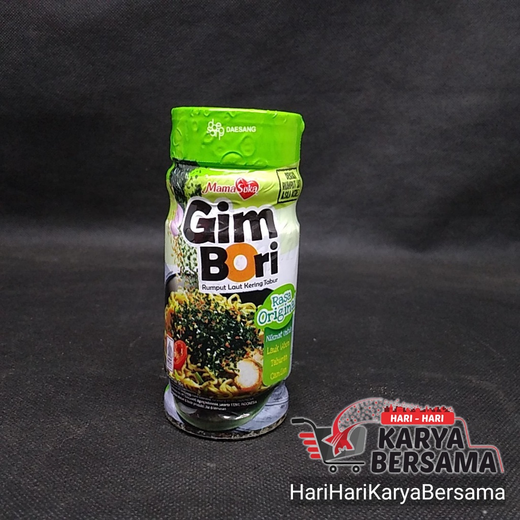 

MAMA SUKA GIM BORI RUMPUT LAUT KERING TABUR RASA ORIGINAL 30GR