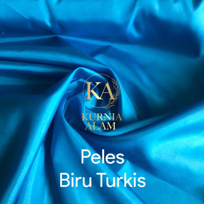 Kain Peles Kahatex Furing Abutai Silk ROLL gulungan Lebar 150cm - Hitam