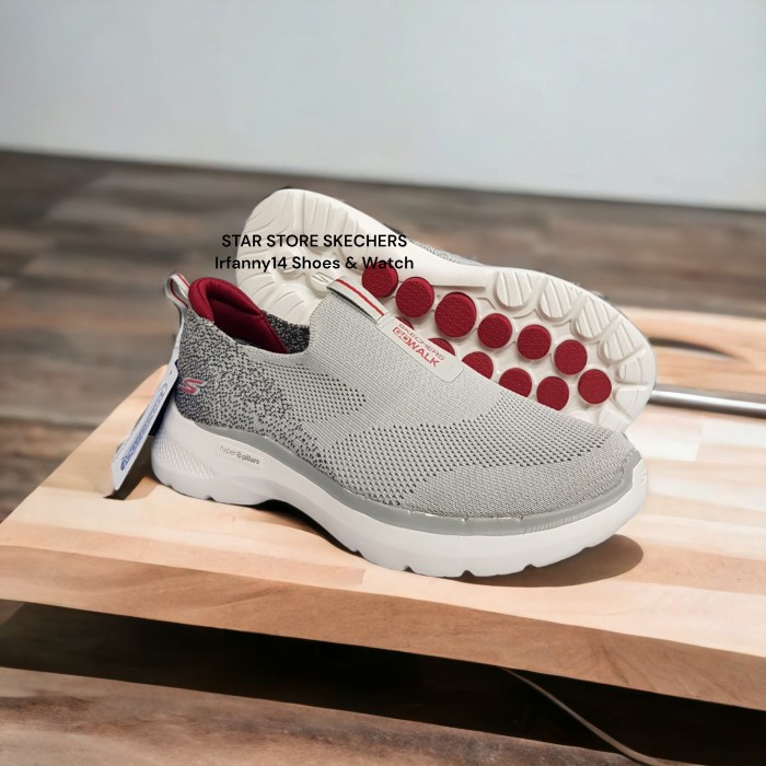 SALE -Sepatu Skechers Go walk 6 Vietnam Original Skechers Pria - biru navy, 40- 1.2.23