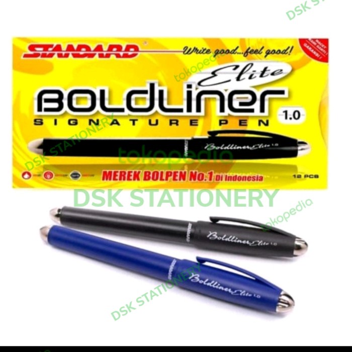 

PULPEN STANDARD BOLDLINER ELITE 1.0 PERLUSIN - Hitam