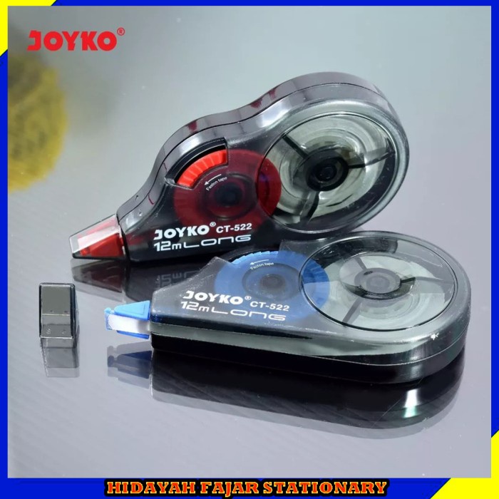 

Correction Tape Joyko CT-522 / 1 Box Tip-Ex / 12 PCS Tipek Kertas