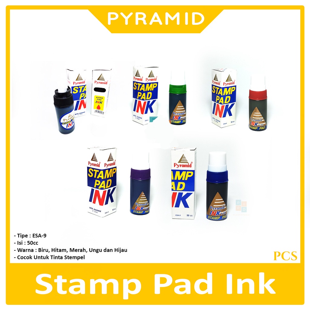 

PYRAMID - Ink Stamp Pad Warna - Pcs