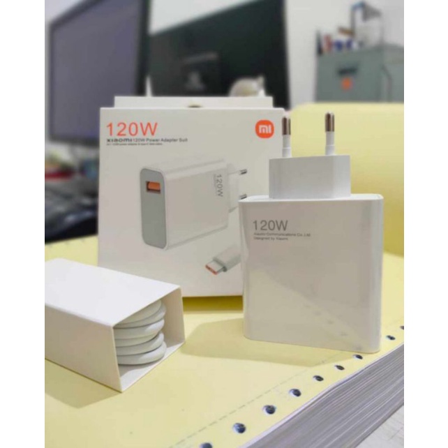 CHARGER XIAOMI TYPE C 120 WATT SUPPORT CHARGER