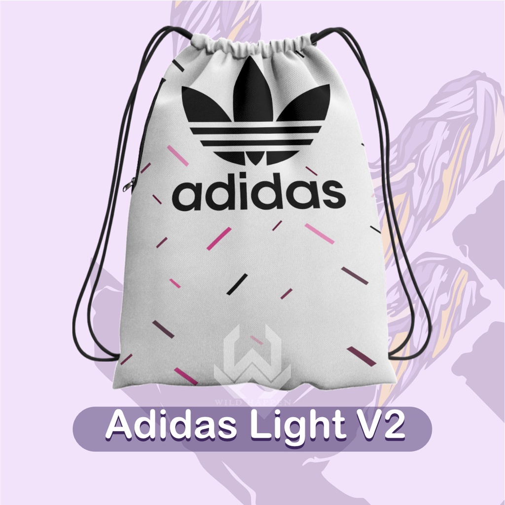 Tas Serut / String Bag Full Print Adidas Light V2 Tas Serut Olahraga Futsal Tas serut Olahraga Tas s