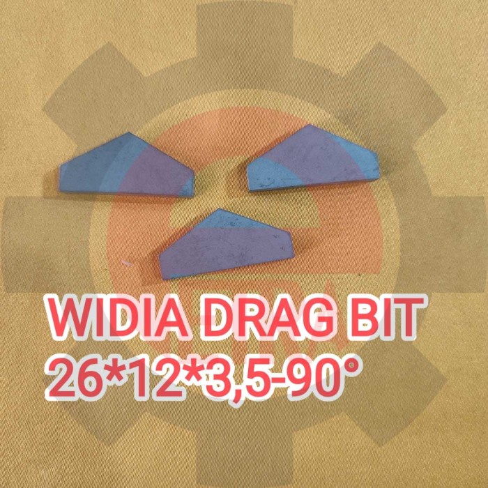 Mata Widia E126 YG8 Drag Bit Mata Bubut mata bor sumur Tricon - ecer