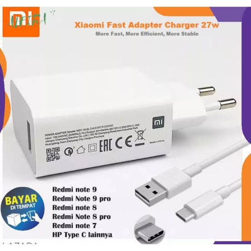 CHARGER CASAN ADAPTOR CHARGER XIAOMI POERADAPTOR 9SE 18 W CHARGER XIAOMI CASAN XIAOMI ORIGINAL