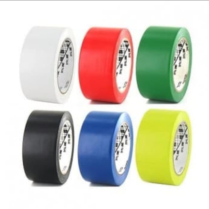 

[New] 3M - Lakban Lantai 3M 764 Vinyl - Floor Marking Tape 2"x33 M - Putih