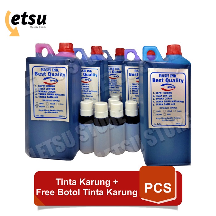 

[New] Tinta Karung Rash Ink / INK Karung + FREE BOTOL TINTA KARUNG - Merah
