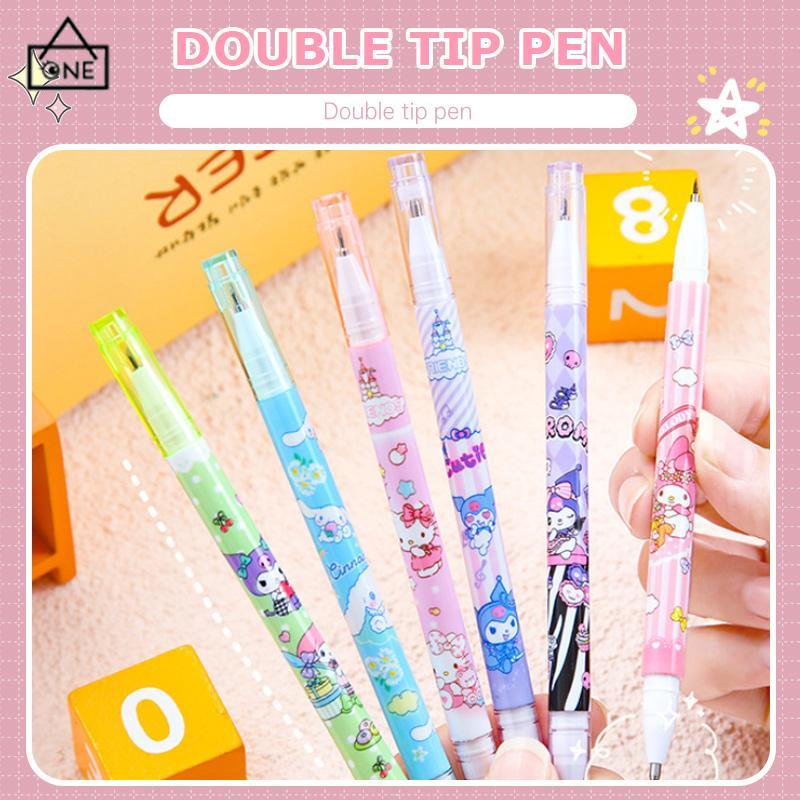 

COD❤️Pena pemotong kertas 2-in-1 dengan ujung ganda dari Sanrio yang kreatif-A.one