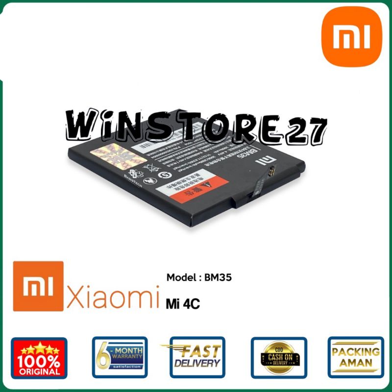 BATERAI XIAOMI Mi 4C XIAOMI Mi4c BM35 ORIGINAL