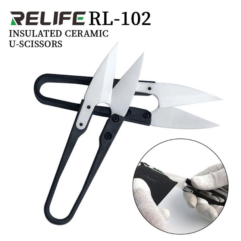 GUNTING INSULATED CERAMIC GUNTING ATAP GUNTING ASBES GUNTING BAJA RINGAN U-SCISSORS RL-102 NYL257BLT