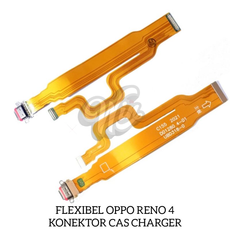 FLEXIBEL CHARGER OPPO RENO 4 KONEKTOR CAS CHARGER