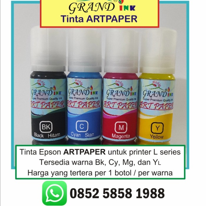 

[Ori] Tinta Artpaper Grand Ink Diformulasikan Anti Mampet (100 g) - Magenta, 75 mL