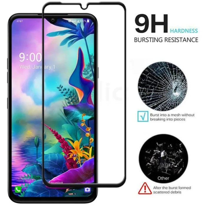 TEMPERED GLASS LG G8X LG V50S FULL COVER