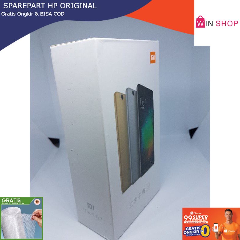 

KOTAK DUSBOX XIAOMI REDMI 3 KARDUS BOX DUS KOMPATIBEL ASLI BAWAAN ORI READY