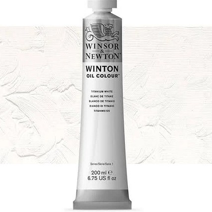 

[SL-0927] Cat Minyak Winton Oil Colour 200 ml Titanium White Winsor & Newton
