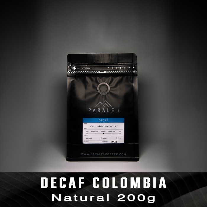 

Decaf Colombia Dekaf Single Origin Arabica 200g biji kopi coffee beans - Coarse/Kasar MURAH