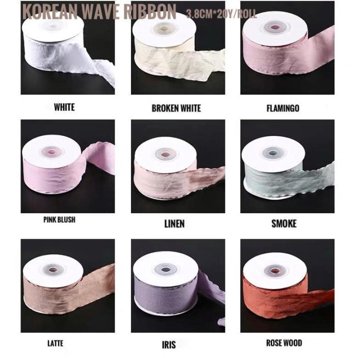 

Korean wave ribbon / pita premium/pita kado ORI